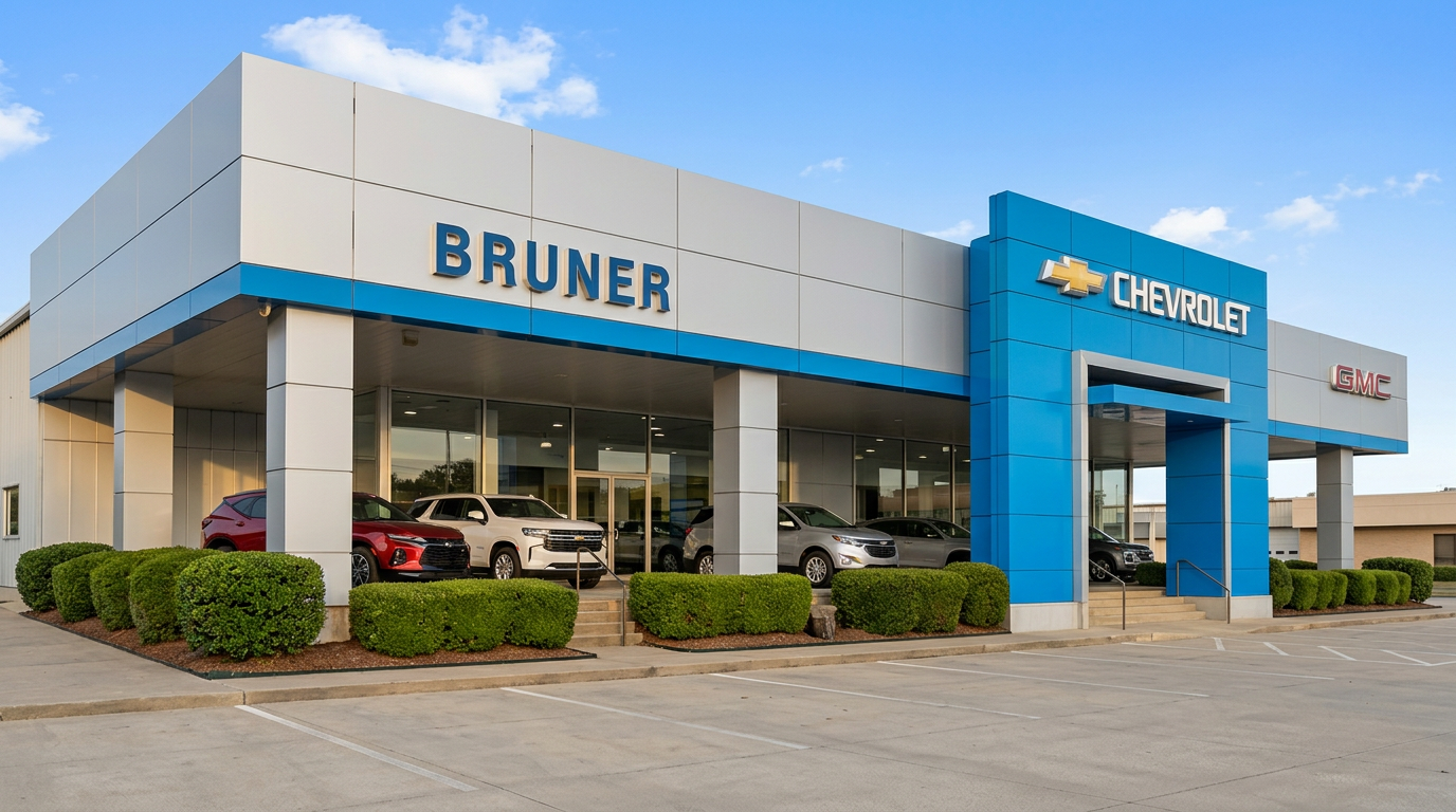 Bruner Collision & Glass building in Stephenville, TX